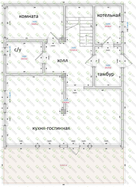 Модульный дом Европейский 8x12