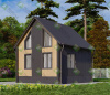 Дачный дом Барн 6x6