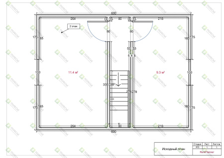 Дачный дом Престиж 6х6