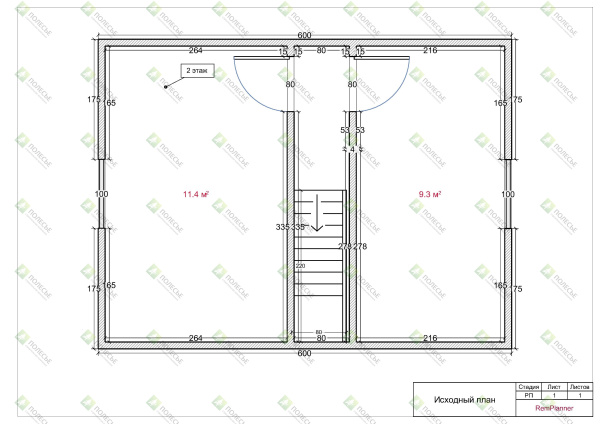 Дачный дом Престиж 6х6