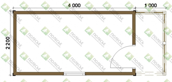 Бытовка 053 - 2,2х5