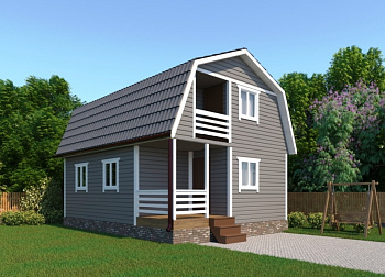 Дачный дом Престиж-3 6х8