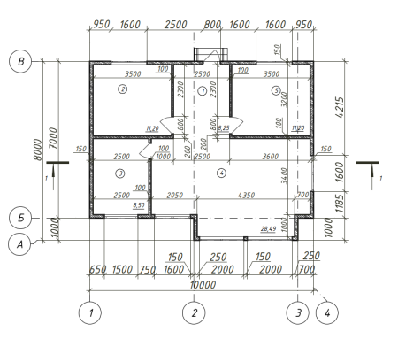 Каркасный дом Рай 7x10 Каркасный дом Рай 7x10