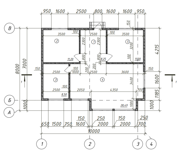 Каркасный дом Рай 7x10 Каркасный дом Рай 7x10