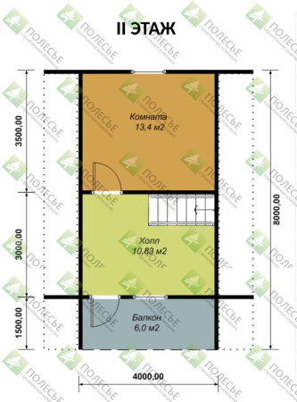 Дачный дом Престиж-5 6х8
