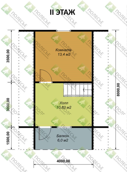 Дачный дом Престиж-5 6х8