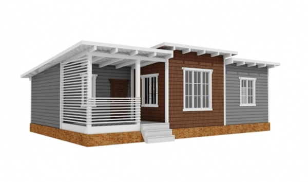 Каркасный дом Мечта 8х12 Каркасный дом Мечта 8х12