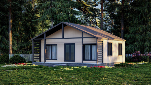 Каркасный дом Карелия 6x8 Каркасный дом Карелия 6x8