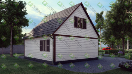 Каркасный дом Жемчужина - 2 7x8