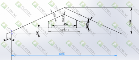 Дачный дом Орбита 6х6