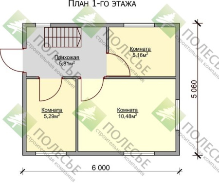 Дачный дом Престиж-4 6х5