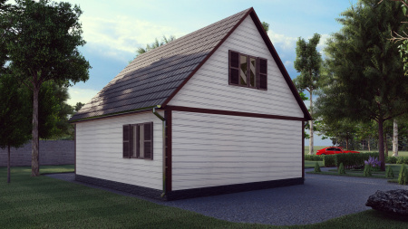Каркасный дом Жемчужина - 2 7x8
