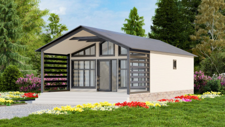 Каркасный дом Оптима Макси 6х11 Каркасный дом Оптима Макси 6х11