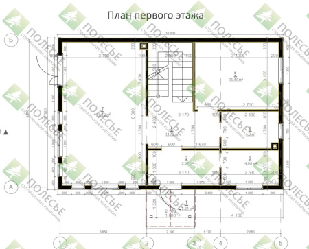 Каркасный дом Семейный 7х10