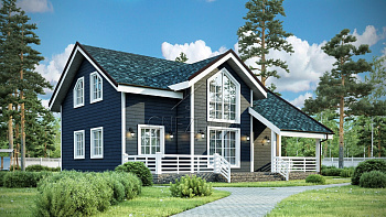 Каркасный дом Сударь 9x10