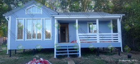 Каркасный дом Спутник 8x10