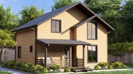 Каркасный дом Уют-1 7х8