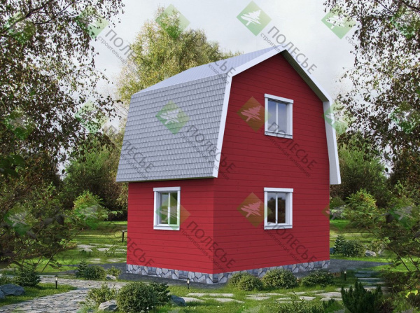 Дачный дом Брусника 5x4