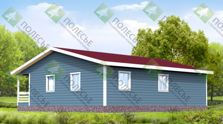 Каркасный дом Комфорт-2 12х14