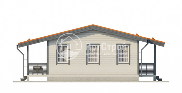 Каркасный дом Пестово 8x8 Каркасный дом Пестово 8x8