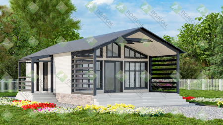 Каркасная баня Орбита Макси 6х11