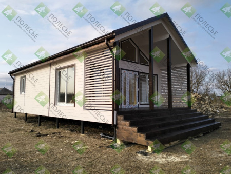 Каркасная баня Орбита Макси 6х11