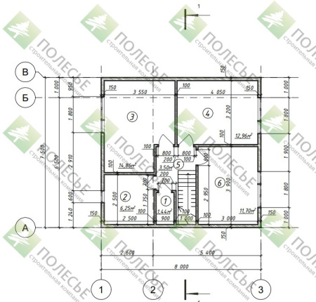 Каркасный дом Премьера-3 8х8