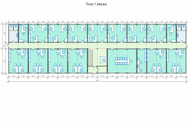 Модульное офисное здание МОФИЗ-518