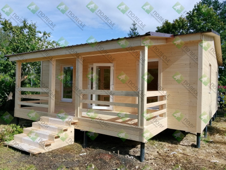 Каркасный дом Пестово 8x8
