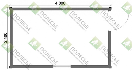 Блок контейнер № 040 - 2,4х4