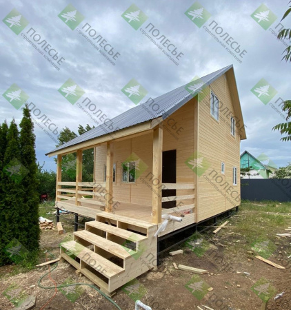 Каркасный дом Сказка 6x8