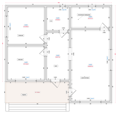 Модульный дом Нео 10х9,2