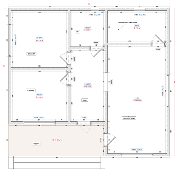 Модульный дом Нео 10х9,2