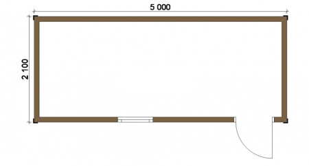Бытовка 050 - 2,2х5 Бытовка 050 - 2,2х5