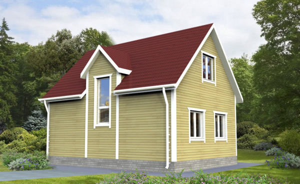 Дачный дом Атлант 6х8 Дачный дом Атлант 6х8