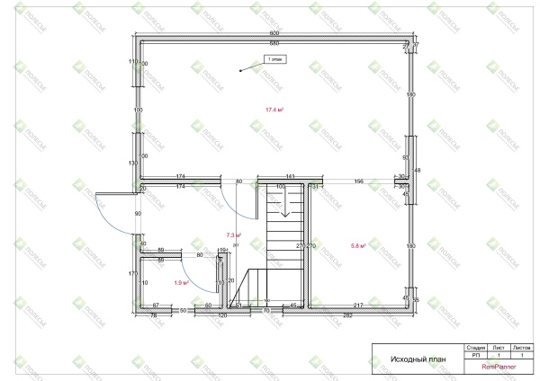 Дачный дом Престиж 6х6