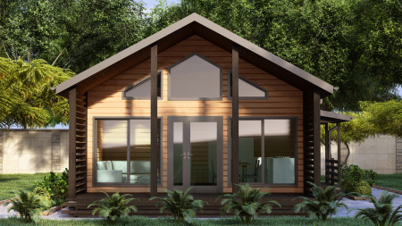 Каркасный дом Макси Плюс 6x11