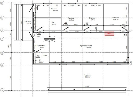 Каркасный дом Светлый-2 8x12 Каркасный дом Светлый-2 8x12