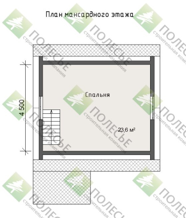 Дачный дом Ранчо-2 6х6