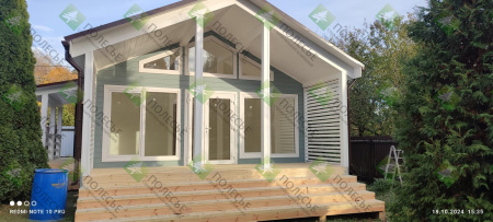 Каркасная баня Орбита Макси 6х11