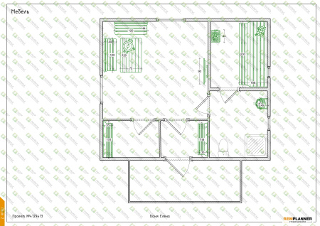 Каркасная баня Елена 6x5
