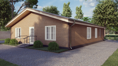 Каркасный дом Балтийский 11x14 Каркасный дом Балтийский 11x14