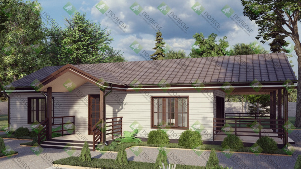 Каркасный дом Новорижский 7x15