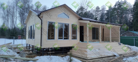 Каркасный дом Спутник 8x10
