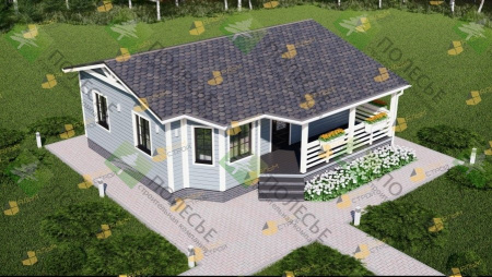 Каркасный дом Мечтатель 9x8