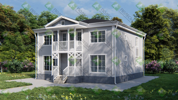 Каркасный дом Херсон 10х10