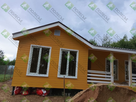 Каркасный дом Красивый 10x11