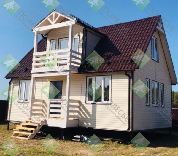 Каркасный дом Терем 7х9