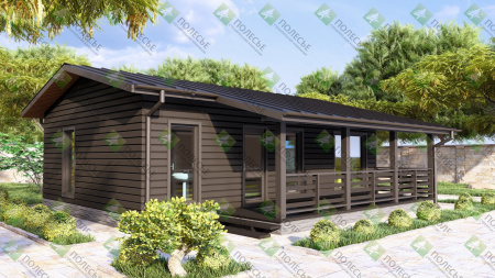 Каркасный дом Комфорт -3 6х9