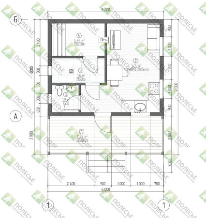 Баня Лада 6x7